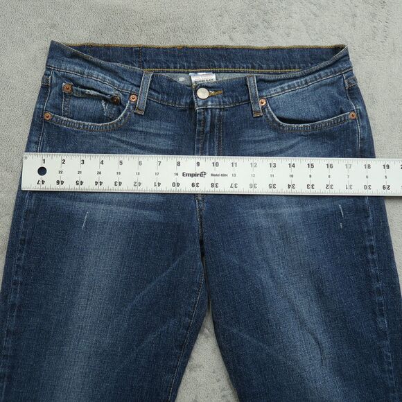 Lucky Brand Jeans Women's Size 10 Mid-Rise Flare Denim 30.5" Inseam Distressed - Picture 8 of 16